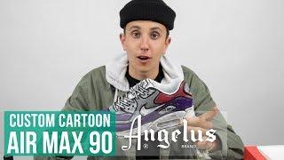 Cartoon Custom Nike Air Max 90 | Angelus Custom Shoes | MARKO