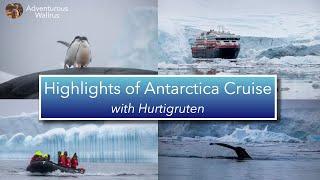 Highlights of Antarctica Cruise with Hurtigruten (HX Expeditions) 4K