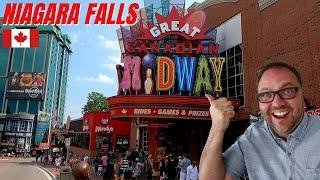 Walking Tour of the Great Canadian Midway  Niagara Falls Canada