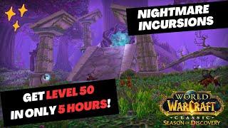 Get 50 CRAZY FAST: My best route for Nightmare Incursions [INSANE 300k xp/hour?!]