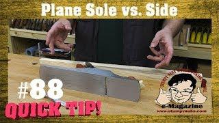 MYTH BUSTED? Laying a hand plane on its side vs. sole