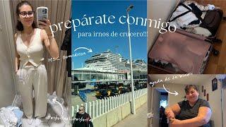 Prepárate conmigo para ir de crucero por primera vez!!!