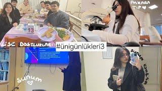 TIP FAKÜLTESİNDE 3 GÜN|LAB DERSİ,SUNUM,LİSE DOSTLUKLARI#ünigünlükleri3