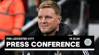 PRESS CONFERENCE | Eddie Howe pre-Leicester City (H)