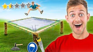 BOUW DE BESTE TRAMPOLINE EN WIN!