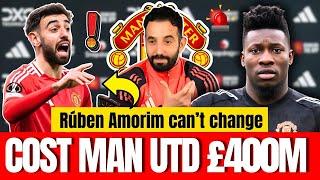 BREAKING NEWS:  RUBEN AMORIM COULD COST MAN UTD £400M, ONANA'S FUTURE DECISION REVEALED! #MUFC