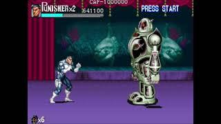 THE PUNISHER CAPCOM - 1993 arcade retrogame longplay . complete game with infinite credits