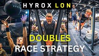 hyrox london 2023 - hyrox doubles race tactics strategy breakdown #hyroxlondon