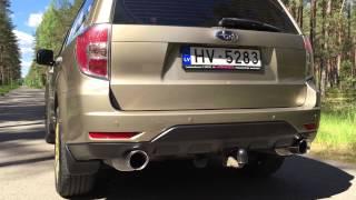 Subaru Forester 2009 exhaust sound magnaflow catback HD