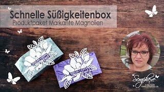 Schnelle Süßigkeitenbox | Produktpaket Markante Magnolien | Exklusiv online von Stampin‘ Up!