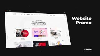 Website Design Template Video Promotion - After Effects Template