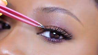 This lash tutorial will have you applying your false eyelashes PERFECTLY!!