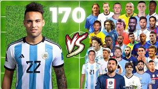 LAUTARO  170 PLAYER / Pele - Messi - Neymar - Mbappe - Ronaldo