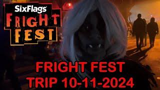 Fright Fest Trip 10-11-2024 At Six Flags Great America