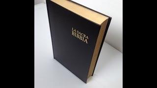 La Sacra Bibbia - Antico e Nuovo Testamento / Italian Beautiful Black Bible