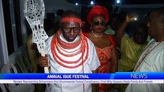 Annual Igue Festival: Chief Billy Osawaru Hosts Family And Friends