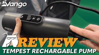 Vango Tempest Airbeam Rechargeable Pump Review 2025