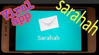 What is sarahah app? | How to use sarahah?