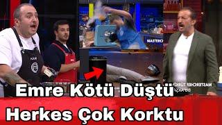 Masterchef Emre Çok Kötü Düştü Herkes Çok Korktu Son Durumu Ne