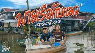 พายเรือเก็บขยะกับแมว ที่ริมคลองตลาดเก่าหัวตะเข้ | อาสาพาไปหลง