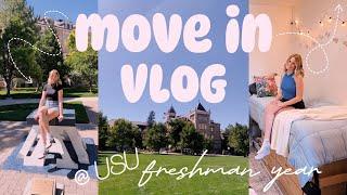 College Dorm Move in Day @ USU | freshman year vlog