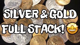 SILVER & GOLD FULL STACK! 