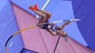 Katie Moon advances to women's pole vault final as she defends gold medal at Paris Olympics