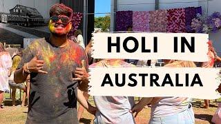 HOLI CELEBRATION IN GC,AUSTRALIA|BEACH SIDE HOLI PARTY IN AUSTRALIA FOREIGNERS IN HOLI PARTY