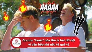 Gordon Ramsay "buộc" hóa thú la hét dữ dội vì dàn bếp nhí nấu tệ quá tệ | Vua Đầu Bếp Mỹ Nhí