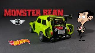 Morris mini Monster Bean Hotwheels Custom Diecast