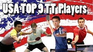 TOP 9 USA Table Tennis Players