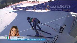 Alpiner Ski-Weltcup | Abfahrt | Bansko | 2. Platz | Marta BASSINO | 2020 (Damen)