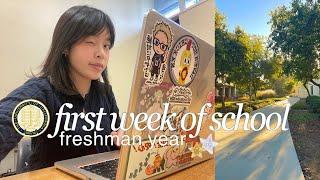 first week of freshman year @ uc davis vlog ꩜ .ᐟ