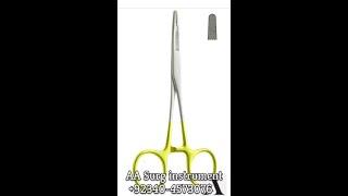 Mathieu Needle Holder 14 cm TC gold surgical suture operation Dental