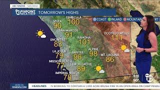 ABC 10News Pinpoint Weather with Meteorologist Megan Parry