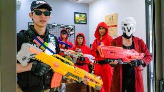 Bananatv Nerf War : The Mercenary Organization Destroys The Warriors Team Nerf Guns