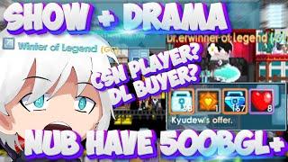 SHOW + DRAMA ( OMG 500BGLS ++) SULTAN BIG BOSS | Growtopia Indonesia