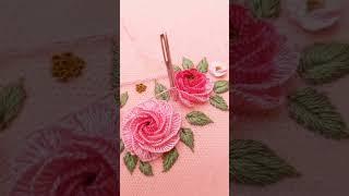 Embroidery Tutorial #trending #embroiderystitches #embroiderydesigns #crochet #embroiderypatterns