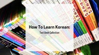 How To Learn Korean: Text Book Collection| KennieJD