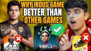 WHY Indus Battle Royale is better than FREE FIRE & BGMI? || Indus Battle Royale VS Freefire VS BGMI