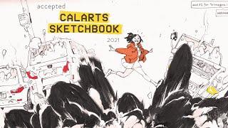 accepted calarts sketchbook 2021 :-)