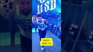 Jey Uso YEET Train saves Rollins | #shorts #ytshorts #wwe #raw  #wwesurvivorseries2023  #yeet