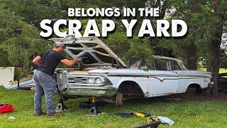 FORDS BIGGEST FAILURE SAVED FROM SCRAP | Will this Ford Edsel RUN and DRIVE after a DECADE?