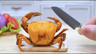  Easy Miniature Crab Soup Recipe  - Tiny  Food Miniature Cooking Tiny Kitchen