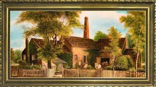 TV WALLPAPER | VINTAGE PAINTING | FRAMED PAINTING