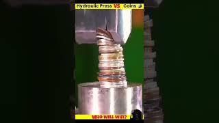 Hydrepress vs coin  #amazingfacts #hydraulic