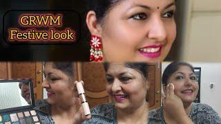 GRWM Festive look Amazon Great Indian Festival #collab #ad