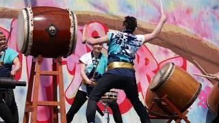 ⁴ᴷ Soh Daiko : Yodan Uchi - Japanese Taiko Drumming at Brooklyn Botanic Garden (April 2018)