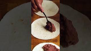 Easy black bean tacos #recipe #shorts #asmr #vegan #plantbased