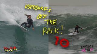 Usedsurf’s OFF THE RACK Episode 10 - Riding and reviewing Channel Island Rocket Wide and Fever model